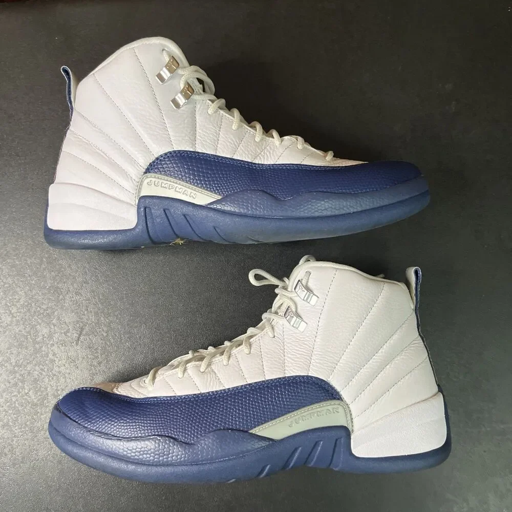 Jordan 12 French Blue & White 2025 Release Size 10 Men (CT8013-114) NO BOX USED